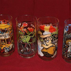 McDonald's Great Muppet Caper glass series